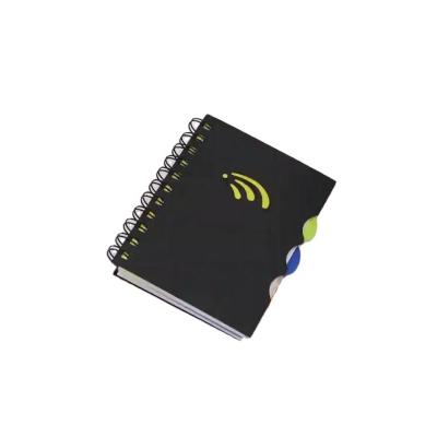 China PP Cover A5 Project Notebook with Horizontal Line Inside Pages and Colored PP Dividers for sale