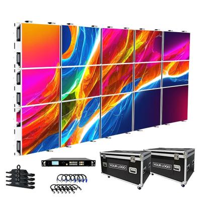 China Smart High Performance P2.604 P2.976 P3.91 P4.81 Indoor Outdoor Rental Stage Background Split Screen LED Display Screens For Concert for sale