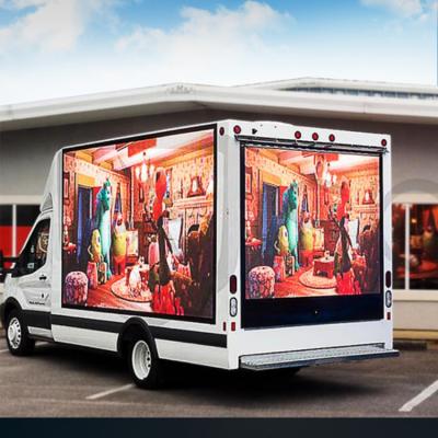 China Good Price Trailer Screen LED Display Smart Screen Advertising Split Screen For Truck for sale