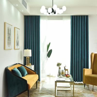 China Blackout Suede Fabric Blackout Window Curtains for sale