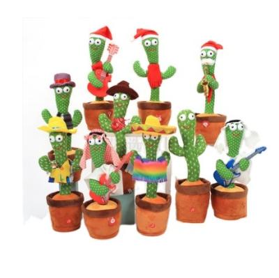 China Sing Factory Customized Rocking, Dancing, Talking and Singing Cactus Doll Plush for sale