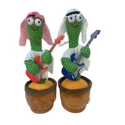 China Sing to no. lithium battery version snack plush. 7 the electric cactus dancing toy for sale