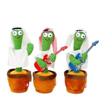 China Sing the electric cactus plush dancing toy that can sing 120 songs, electric plush for sale