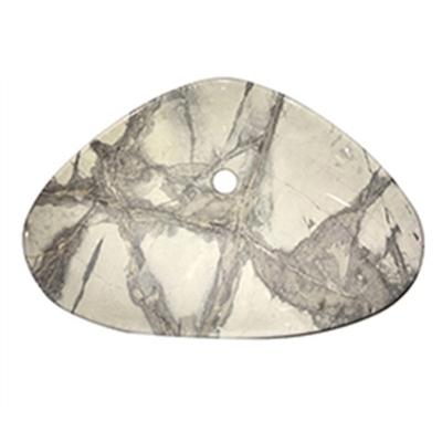 China Factory Wholesale Triangular Clean Easy Art Stone Decoration Bathroom Sinks from Chaozhou for sale