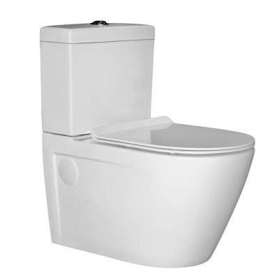 China Double-flush Rimlessl Two Piece Wall Hung Ceramic Chinese Wall Mounted Bathroom Toilet for sale