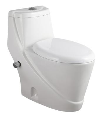 China Double-flush Down Wash Porcelain Floor Standing Chinese Ceramic One Piece White Color Bathroom Modern Toilet With Bidet for sale