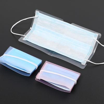 China Factory Recyclable Plastic Folding Case Folding Stand Masking Masking Safe Storage for Face Covering for sale