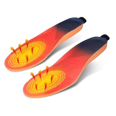 China Hot custom printed thermal warm felt 3/4 length orthotics insoles heater remote control oven for insole for sale