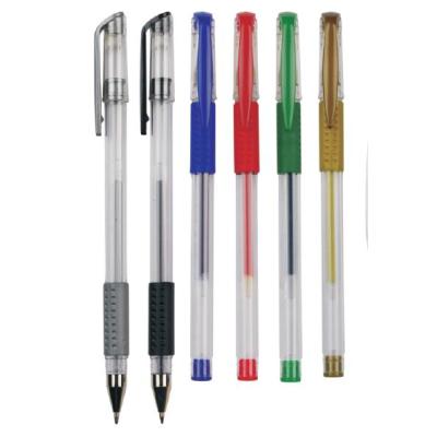 China Normal High Quality Custom Eco-friendly Ink Pen Black Gel Ink Pen Logo Color Gel Pen for sale