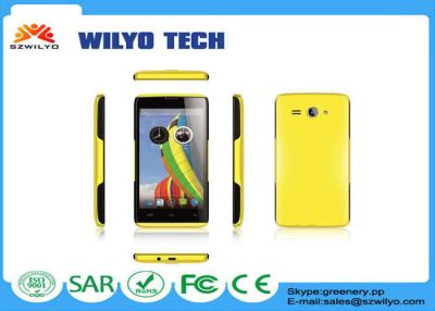 China Multi Color 5 Inch Screen Smartphones MT6572 Dual Core GPS Support WCDMA for sale