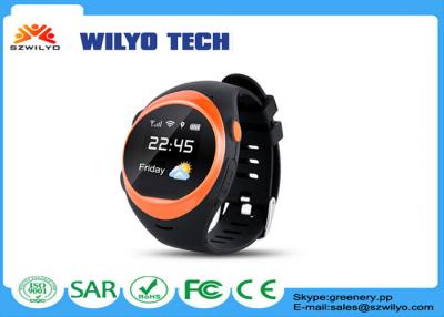 China Black S888W GPS Tracker watch mobile phone android 1.2 inches OLED SMS for sale