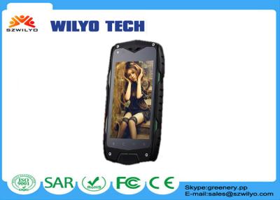 China Gsm Z6W IP68 4 inch touch screen phones Android MTK6572 3G GPS AGPS Shockproof for sale