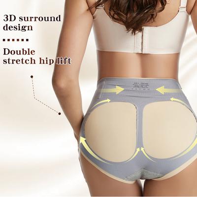 China Waist-Fitting Antibacterial Hip Corset Panties Shape Control Panties Seamless Tight-fitting Triangle Bottoming Panties for sale