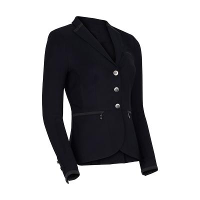 China Durable Wholesale Custom Equestrian Show Jacket Elegance Ladies Mesh Jacket Equestrian Competition Riding Jacket for sale