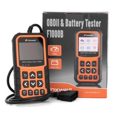 China Multiple Brands Foxwell F1000B Two In One BOX OBDII/EOBD With Simple Code Reader And Quick Battery Test Function for sale