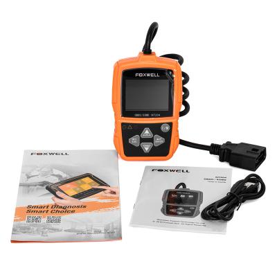 China One-Key SMOKE Test Foxwell NT204 OBDII/EOBD Code Reader Easier Fault Diagnostic Tool for sale