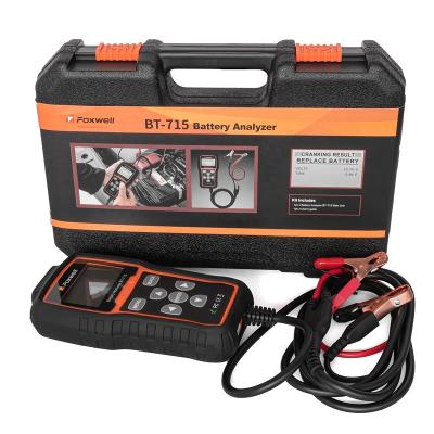 China ALL CARS 2021 Hot Selling Multilingual Foxwell BT-715 Battery Analyzer Support Car Fault Diagnostic Scanner Tool BT715 Battery Tester for sale