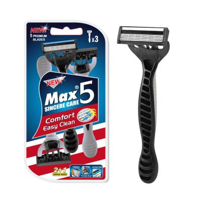 China 5 Shaving Razor New Design 5 Razor Sweden Shaving Blade for sale