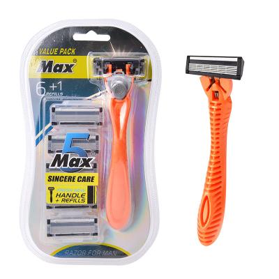 China Razor 5 Blade System Shaving Disposable Shaving Razor for sale