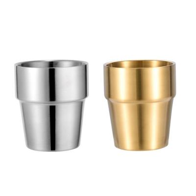 China 2022 new arrival KOREAN Amazon style 304 stainless steel double layer stainless steel water insulated mug for sale