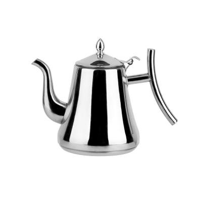 China Viable High Quality Different Size Stainless Steel Tea Kettle Coffee Polishing Kettle With Filter Stainless Steel for sale