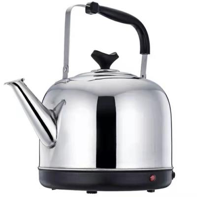 China Sustainable Stainless Steel Kettle Big Step In Cover Stainless Steel Electric Kettle 2500ml OEM CB Large Capacity Smart Kettle for sale