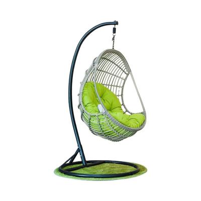 China Popularity Modern Outdoor Garden Rattan Egg Chair Leisure Wicker Patio Hanging Swing Chair for sale