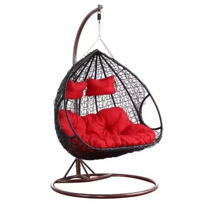 China Cheap Modern Modern Rattan Egg Patio Swings Outdoor Hanging Chair for sale