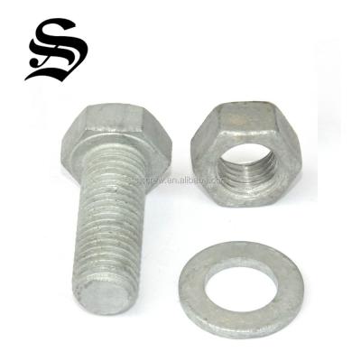 China Taiwan steel fastener steel or heavy duty stainless steel bolt and nut for sale