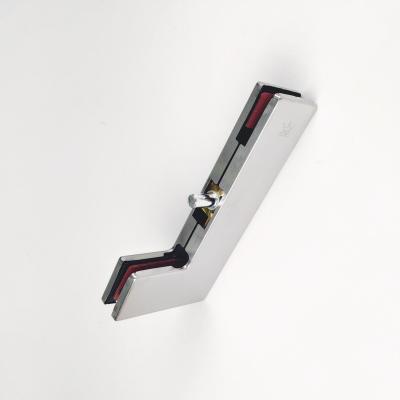 China Modern Stainless Steel Patch Fit Frameless Aluminum Alloy Core Glass Door Patch PF-20 for sale