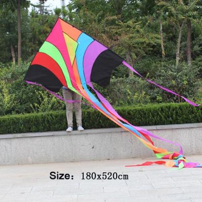 China Chinese Kite Factory Polyester Amazon Large OEM Rainbow Kite Delta for sale