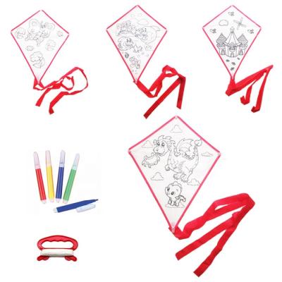 China Education Kids Gift Diamond Shape DIY Toys Kite for sale