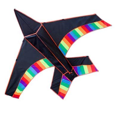 China Chinese Cheap Ripstop Polyester 3D Rainbow Airplane Kite for sale