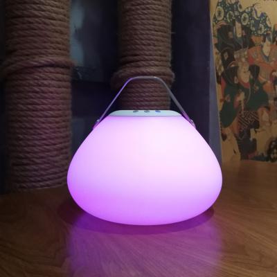 China New Style OEM Smart BSCI Dimmable Wireless Colorful Radio Led Night Light BT Speaker for sale