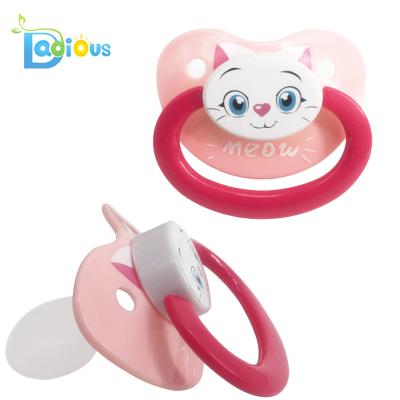 China 2019 Newest Newest Latex Cartoon Cat Adult Pacifier ABDL Free Animal Dummy Pacifier Big Nipper Adult Baby Pacifier for sale