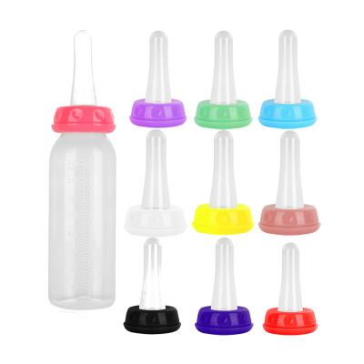 China BPA Free 240ML Abdl 10 Soild Colors PP Adult Baby Feeding Bottle With Silicone Adult Nipple / Teat for sale