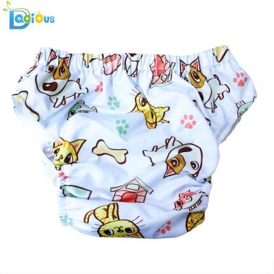 China Cheap Printed Adult Cute Adult Baby Diaper Cloth Baby Diaper Cover Pattern Adjustable for sale