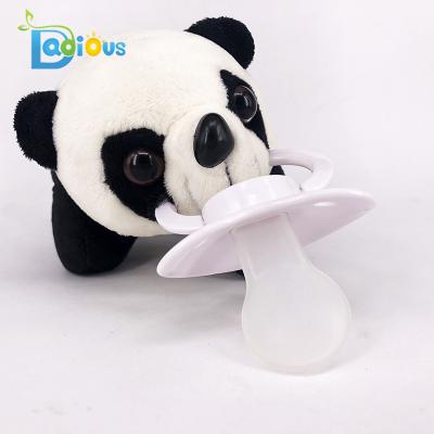 China Free Latex Amazon Top Selling 2018 Adult Baby Plushie Panda Doll With Pacifier ABDL for sale