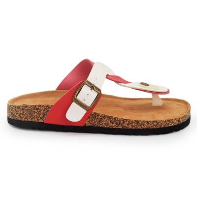 China 2022 Fashion Trend Hot Selling Beach Slipper Custom Women Cork Sandal Lady Slippers for sale