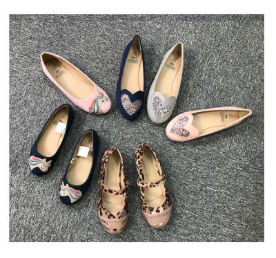 China Comfortable promotional wholesale nude flat headed pointed ballet shoes slip on shoes women for sale