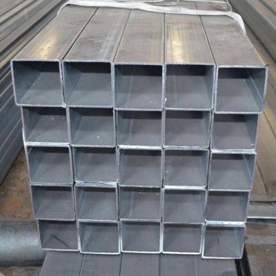 China Invernadero rectangular cuadrado galvanizado de la sección del hueco de la inmersión caliente de los tubos de acero en venta