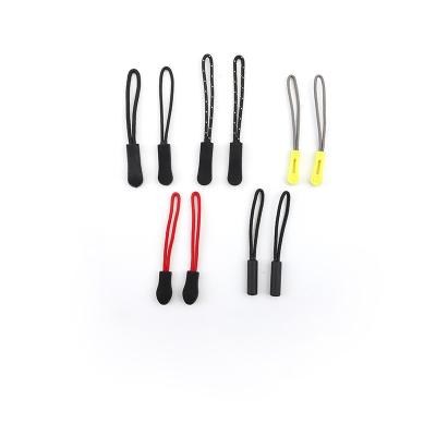 China Other Wholesale Custom Logo Teeth Run Smoothly Replacement Silicone Sliders Plastic Resin Zipper Puller for sale