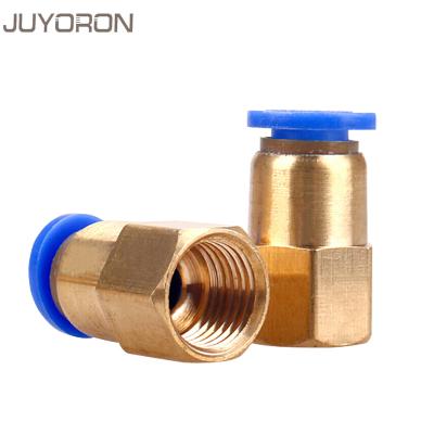 China Hotels Pneumatic Fitting PCF Connector 4mm-12mm Thread 1/8