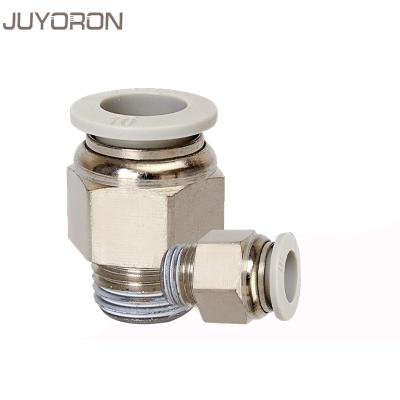 China High Quality PC4/6/8/10/12MM NPT White Series Hotels Pneumatic Fitting/one contact tube fitting/quick connector/push in fitting for sale