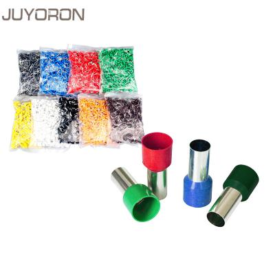 China Water Proof Ferrules Terminal End Wire Insulating Electrical Connector E0508 ​​Green Yellow Red Black Blue E1508 E7508 E2508 E4009 E16-12 for sale