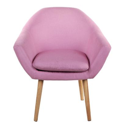 China Other Hot Pink Soft Living Room Factory Sale Fabric Sponge Sofa Indoor Leisure Chair for sale