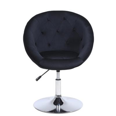 China High Modern Velvet Beauty Luxury Modern Nail Styling Chair Lounge for sale