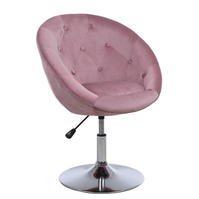 China Modern Pink Barber Shop High Bar Counter Luxury Cheap Luxury Bar Furniture Modern Salon Chair for sale