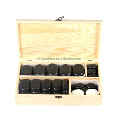 China 2017 body massage stone set, massage hot stone, basalt massage stone for sale