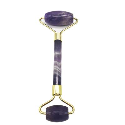 China Massage function natural amethyst jade roll crystal massage roll for sale